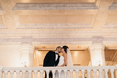 newlyweds, grandstaircase 