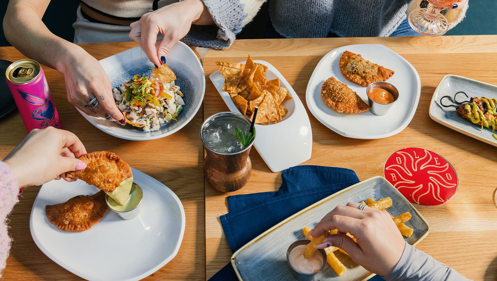 Table of Boleo food