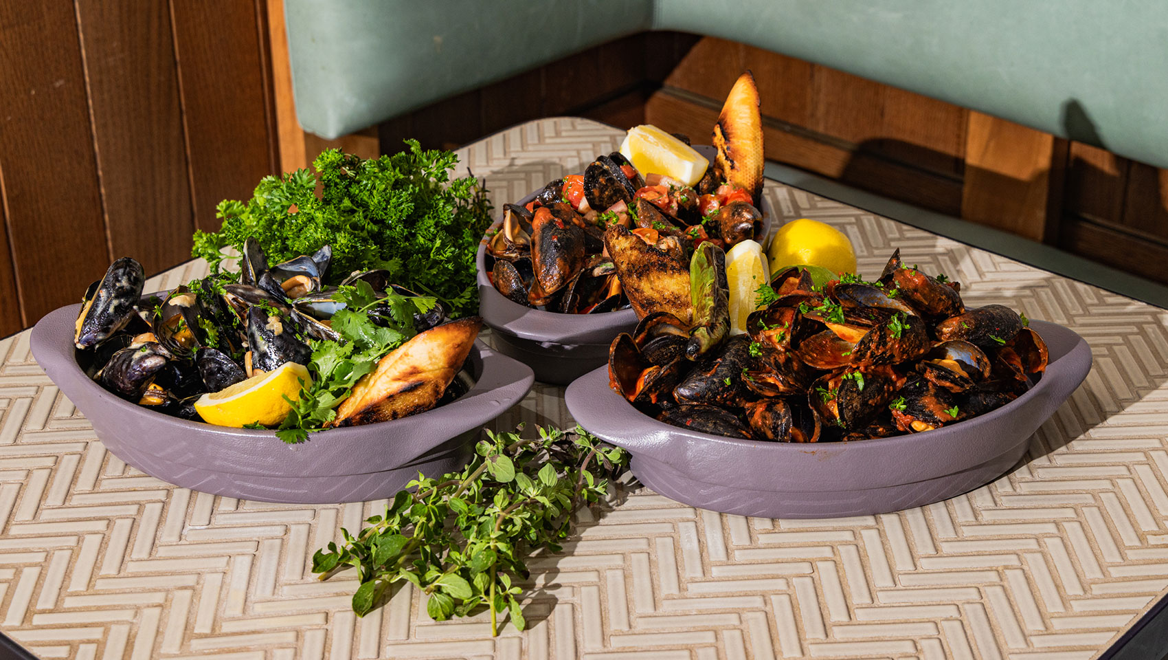 Mussels dish at Boleo