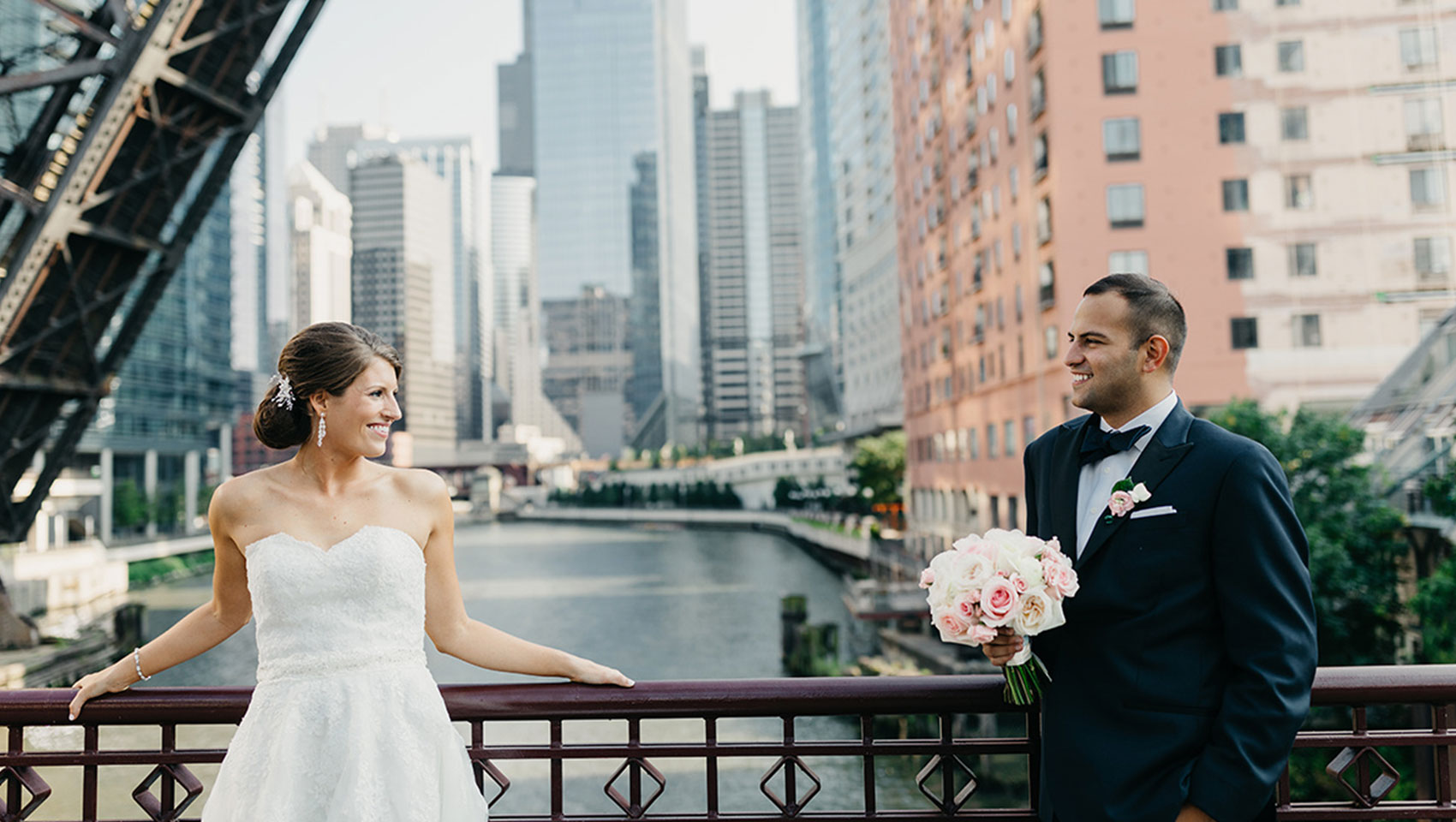 wedding couple chicago