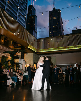 Couple at Kimpton Gray Hotel wedding
