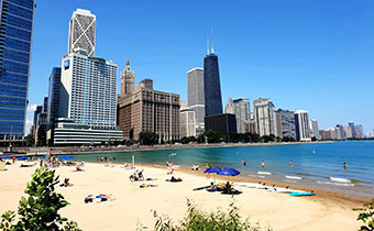 Lakefront view